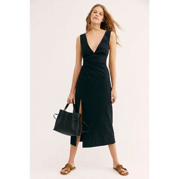 NWT FREE PEOPLE ENDLESS SUMMER CALABAZA MIDI DRESS - Picture 3 of 3